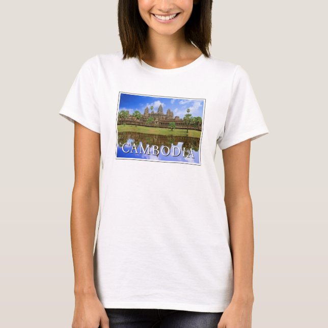 Camiseta Templo Angkor Wat | Kampuchea, Camboya (Anverso)