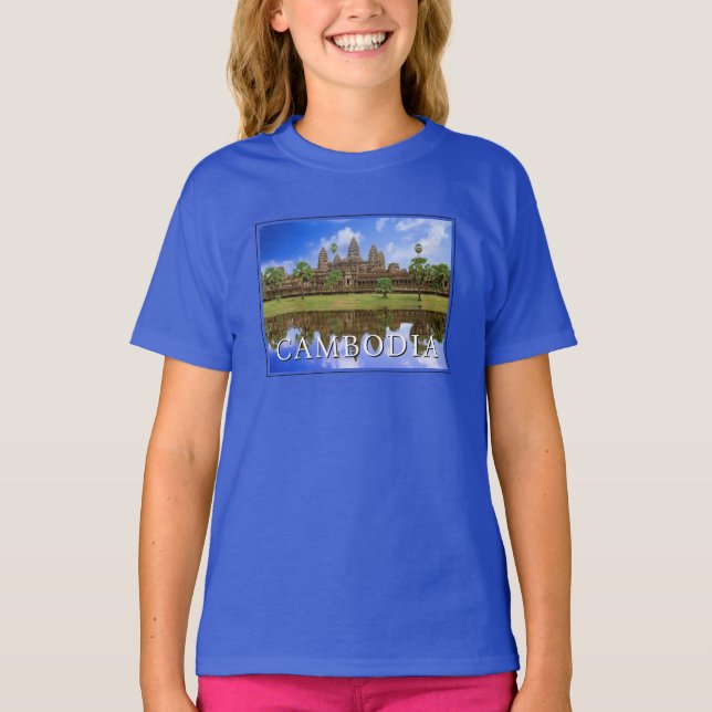 Camiseta Templo Angkor Wat | Kampuchea, Camboya (Anverso)