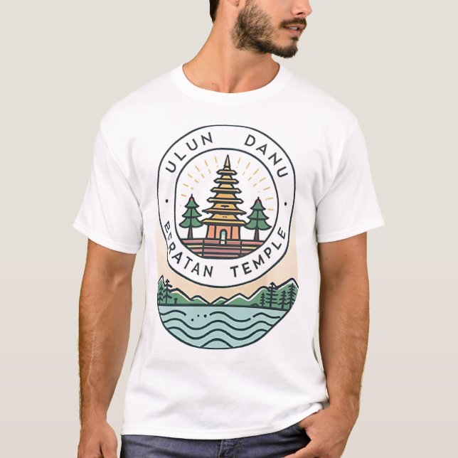 Camiseta Templo Bali Ulun Danu Beratan (Anverso)