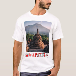 Camiseta Templo Borobudur - Arte de Indonesia