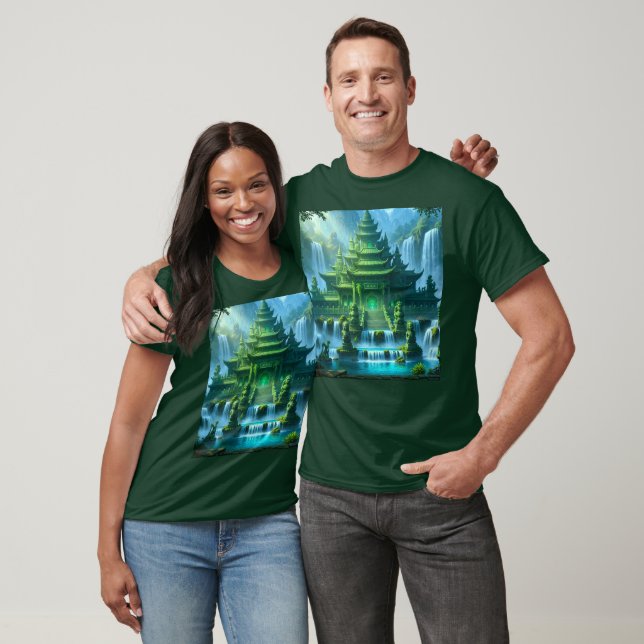 Camiseta Templo Castillo del Trono de Jade Secreto (Unisexo)