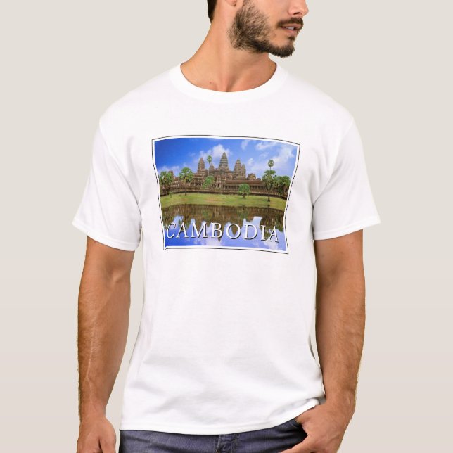 Camiseta Templo de Angkor Wat | Kampuchea, Camboya (Anverso)
