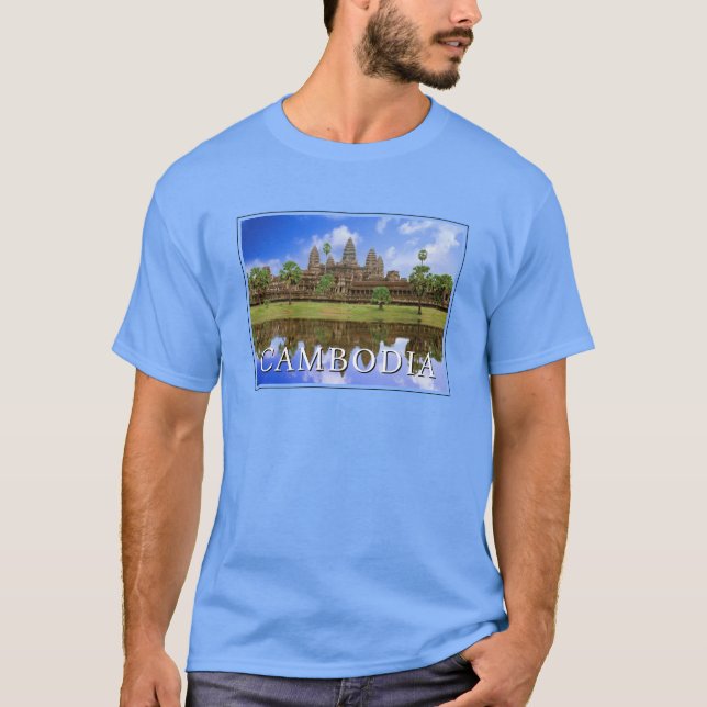 Camiseta Templo de Angkor Wat | Kampuchea, Camboya (Anverso)
