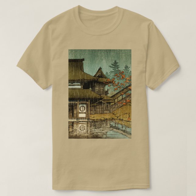 Camiseta Templo de Hasui Kawase sendai (Diseño del anverso)
