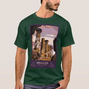 Camiseta Templo de Heracles Agrigento Valle de los Templos