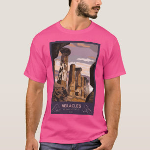 Camiseta Templo De Heracles Agrigento Valle De Los Templos