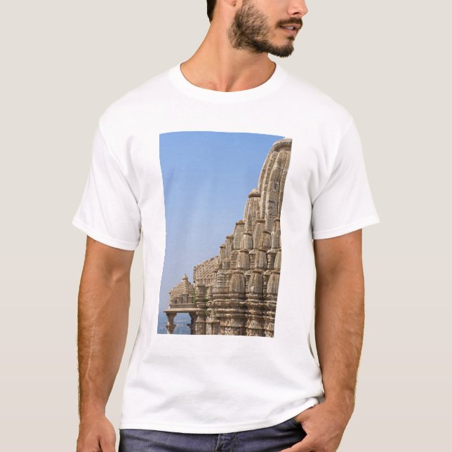 Camiseta Templo de Jain en el Fuerte de Chittorgarh, India (Anverso)