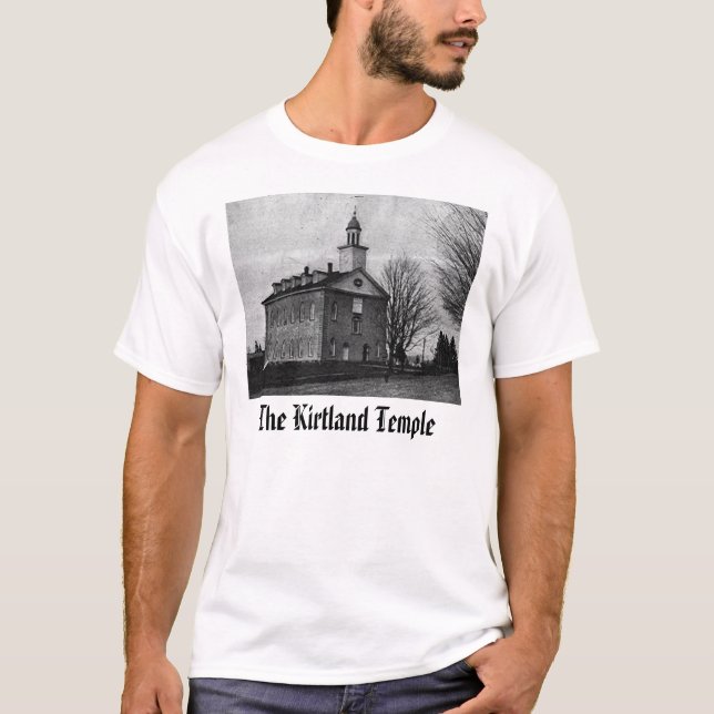 Camiseta Templo de Kirtland, el templo de Kirtland (Anverso)