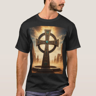 Camiseta Templo de la Cruz Ancestral Sagrada Espiritualidad