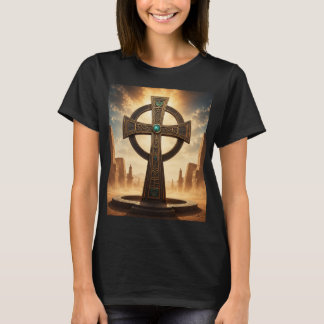 Camiseta Templo de la Cruz Ancestral Sagrada Espiritualidad