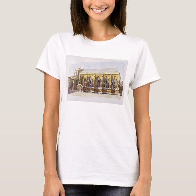 Camiseta Templo de la iglesia del templo (Anverso)