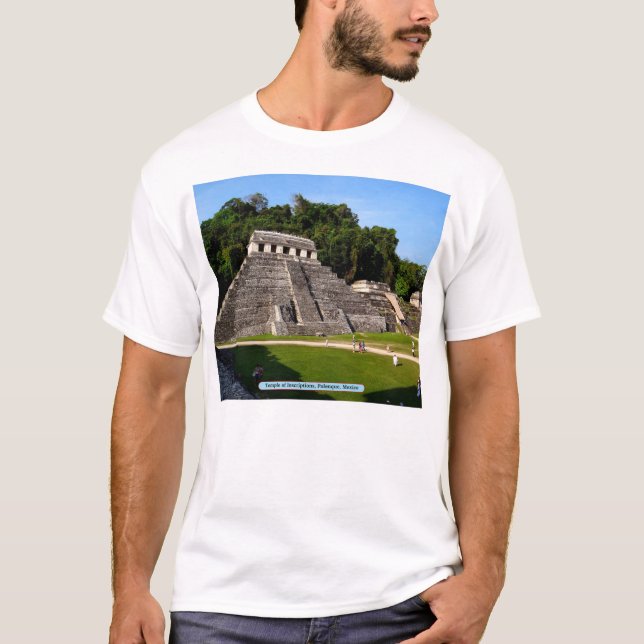 Camiseta Templo de las Inscripciones, Palenque, México (Anverso)