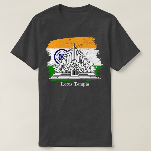 Camiseta Templo de Lotus (Diseño del anverso)