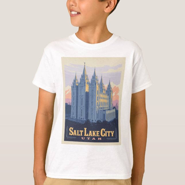Camiseta Templo de Salt Lake | Salt Lake City, Utah (Anverso)