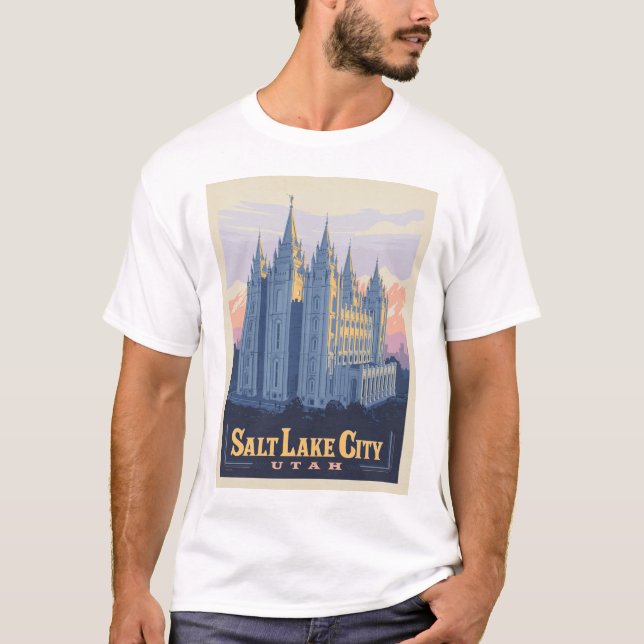 Camiseta Templo de Salt Lake | Salt Lake City, Utah (Anverso)