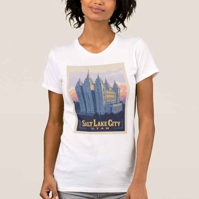 Camiseta Templo de Salt Lake | Salt Lake City, Utah (Anverso)