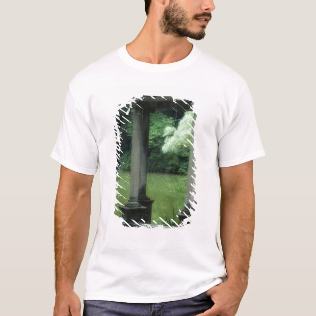 Camiseta Templo del amor en los jardines viejos de Westbury (Anverso)