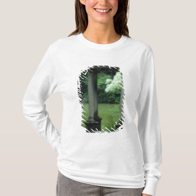 Camiseta Templo del amor en los jardines viejos de Westbury (Anverso)