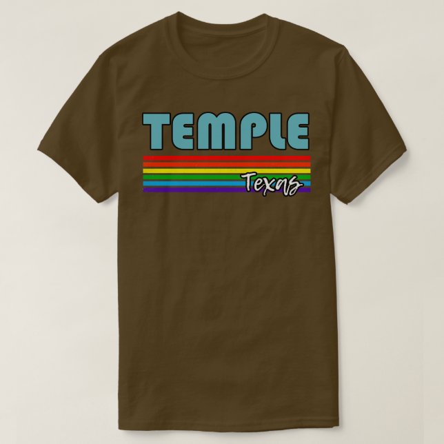 Camiseta Templo del Orgullo de Texas Regalo LGBT Apoyo LGBT (Diseño del anverso)