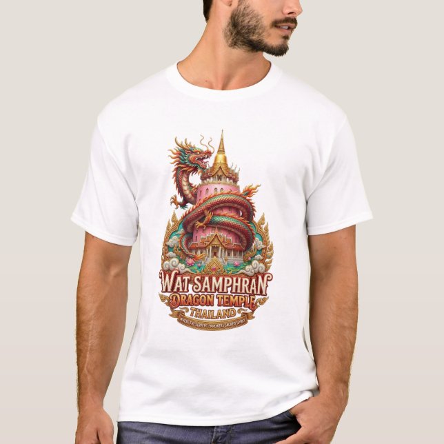CAMISETA TEMPLO DRAGÓN WAT SAMPHRAN (Anverso)