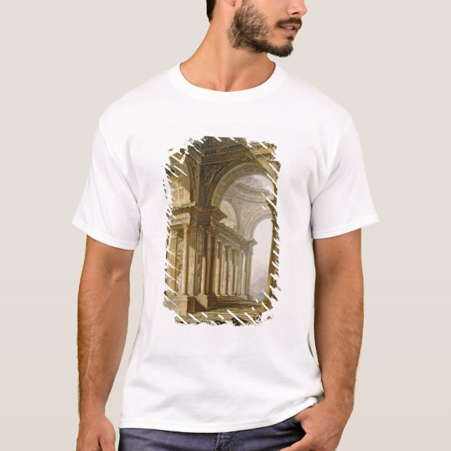 Camiseta Templo en ruinas (Anverso)