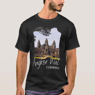 Camiseta Templo histórico de Angkor Wat Khmer Camboya 1