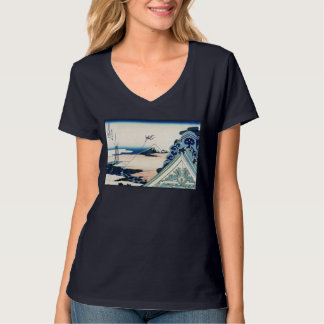 Camiseta Templo Honganji Vista de madera japonesa del monte