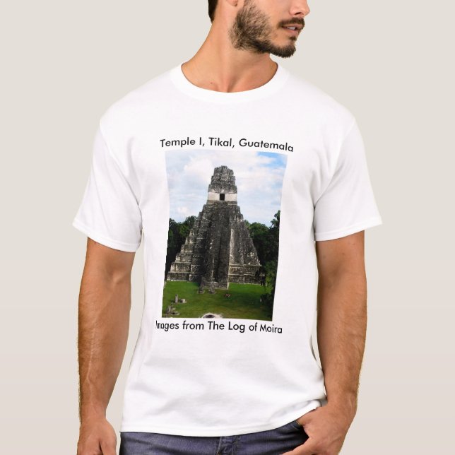 Camiseta Templo I, Tikal, Guatemala (Anverso)