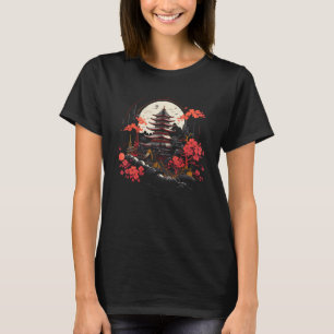 Camiseta Templo japonés - Diseño de Tokio Japón - Naturalez