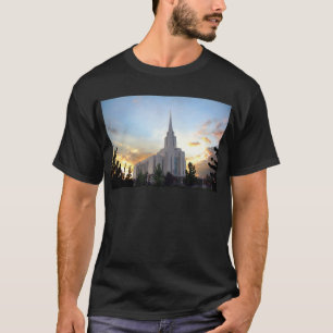 Camiseta templo mormón de la montaña Oquirrh Utah LDS
