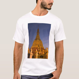 Camiseta Templo Shwe Myin Tin, crepúsculo, Make Tehi Lar,
