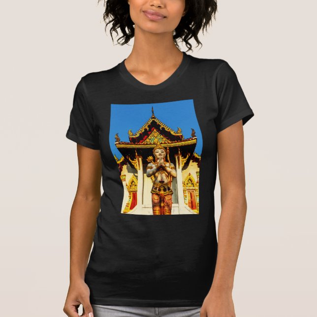 Camiseta Templo Tailandés Y Buda 1102 (Anverso)