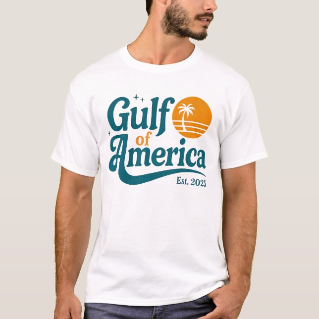 Camiseta Temporada 2025 del Retro Gulf Of America Est (Anverso)