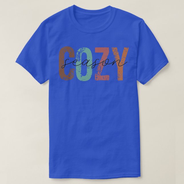 Camiseta Temporada acogedora otoño otoño otoño (Diseño del anverso)