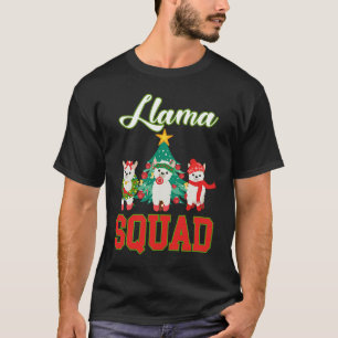 Camiseta Temporada de Animales de la Alpaca de la Navidad d