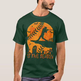 Camiseta Temporada de Béisbol en Halloween