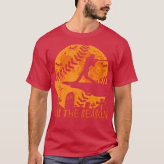 Camiseta Temporada de Béisbol en Halloween