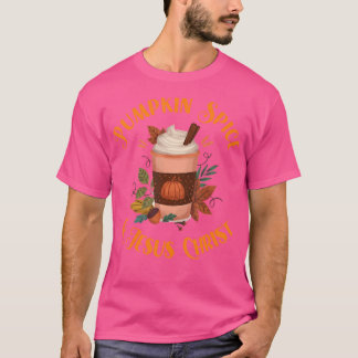 Camiseta Temporada De Caída Especie De Calabaza Cuta Y Jesu