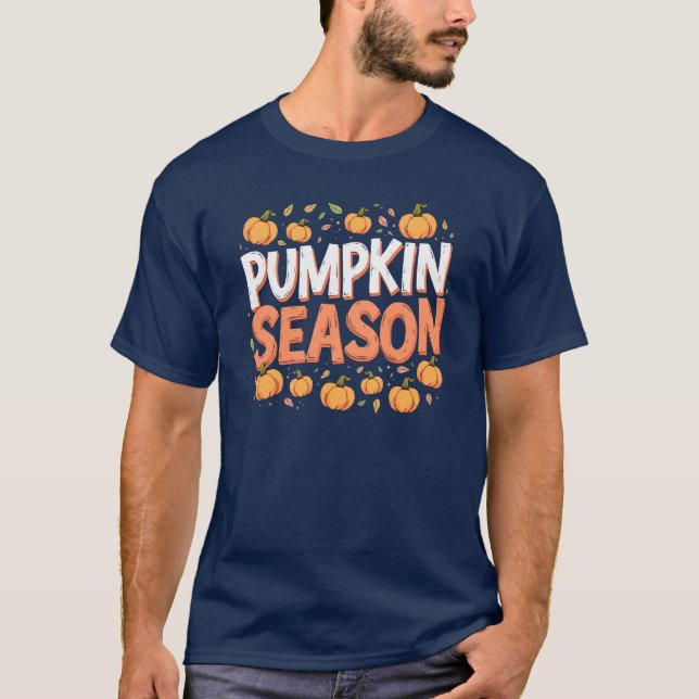 Camiseta Temporada de calabaza (Anverso)