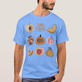 Camiseta Temporada De Calabaza De La Cosecha De La Calabaza