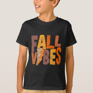 Camiseta Temporada de calabaza de la piel de los vibes de o