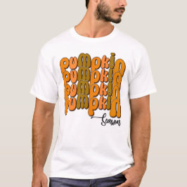 Camiseta Temporada de calabaza, Día de Acción de Gracias Re