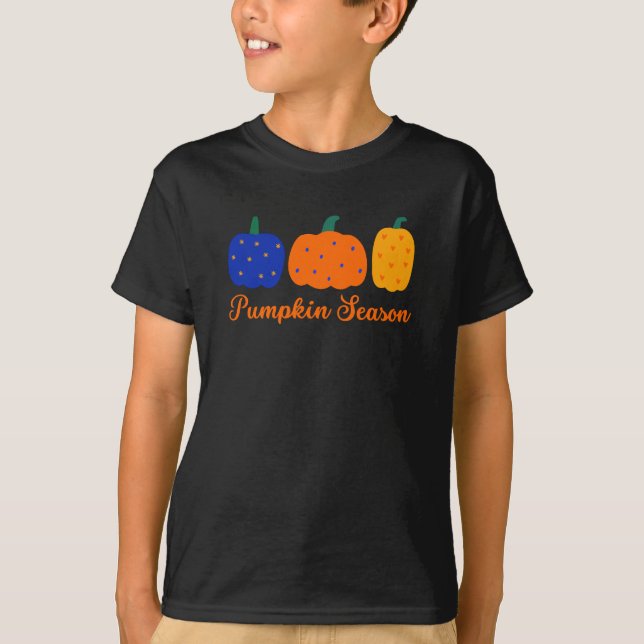 Camiseta Temporada de calabaza Halloween (Anverso)