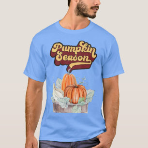 Camiseta Temporada de calabaza, hola otoño, otoño, otoño y
