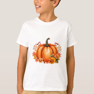 Camiseta Temporada de calabaza otoño Retro Halloween Otoño 