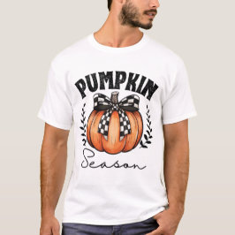 Camiseta Temporada de calabaza Retro Halloween Cae Vibe