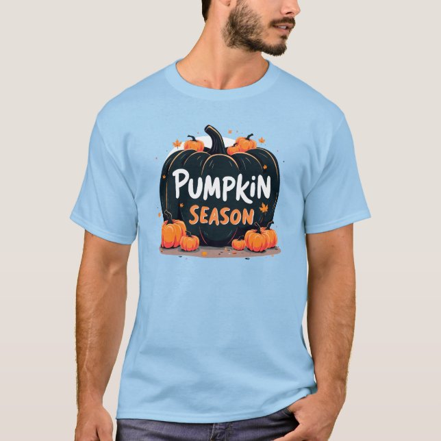 Camiseta Temporada de calabazas, Día de Acción de Gracias (Anverso)
