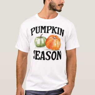 Camiseta Temporada de Calabazas Otoño Temporada de Otoño