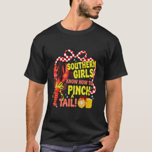 Camiseta Temporada de cangrejos de río Chicas sureñas saben