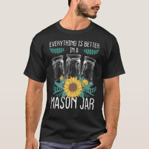 Camiseta Temporada de Canning Todo mejor en Mason Jar Ho